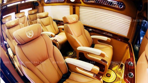 Bọc ghế da công nghiệp ô tô Ford Transit: Cao cấp, Form mẫu chuẩn, mẫu mới nhất